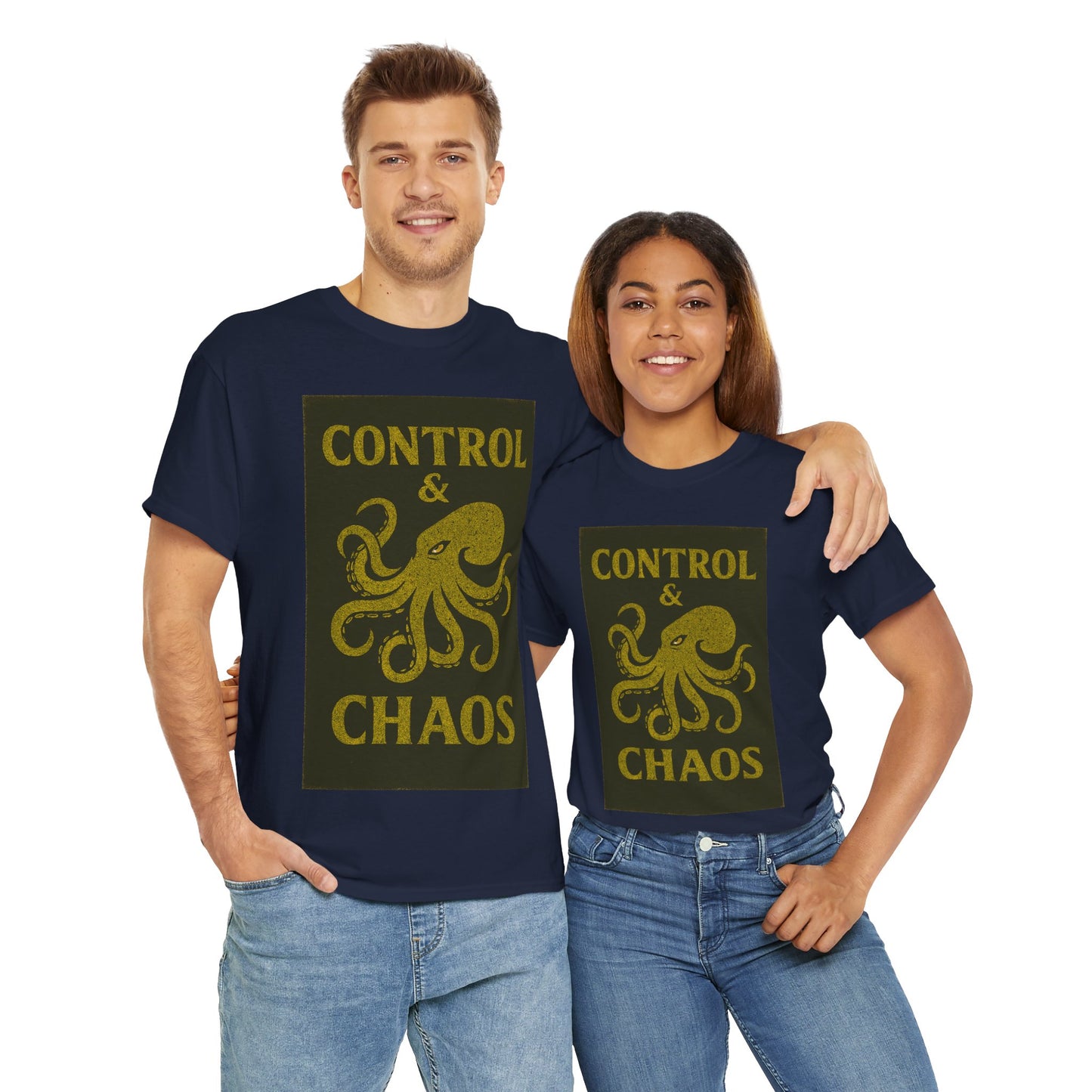 Adult Unisex 'Octopus Control & Chaos' Tee