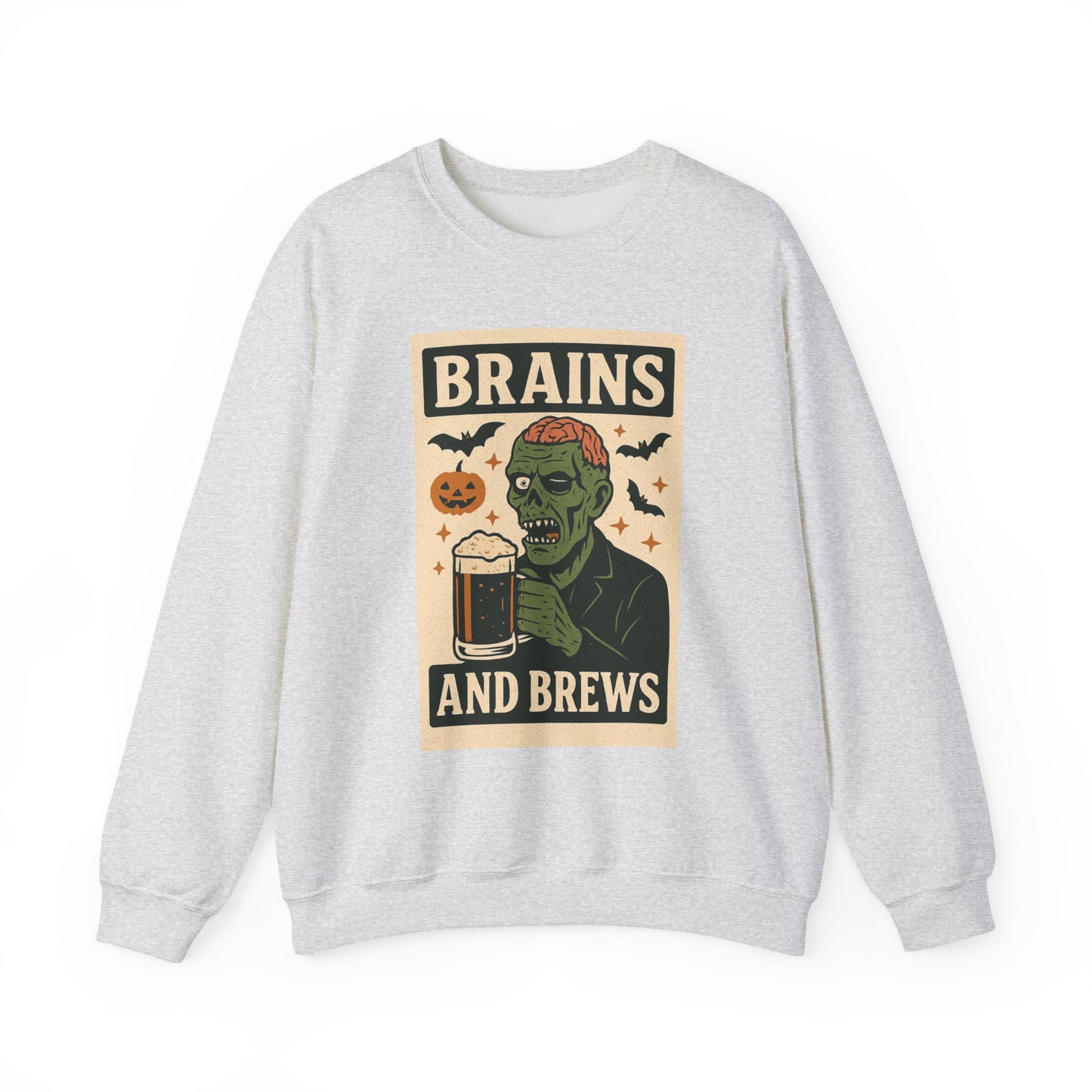 Brains and Brews Unisex Crewneck Sweatshirt