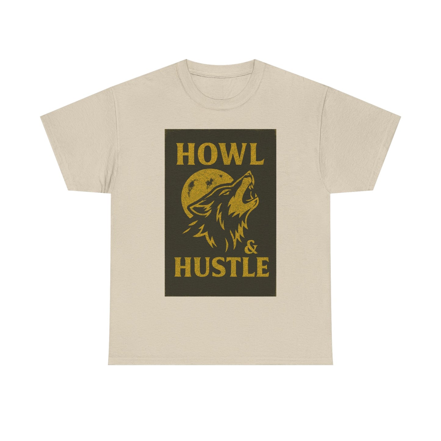 Adult Unisex 'Wolf Howl & Hustle' Tee