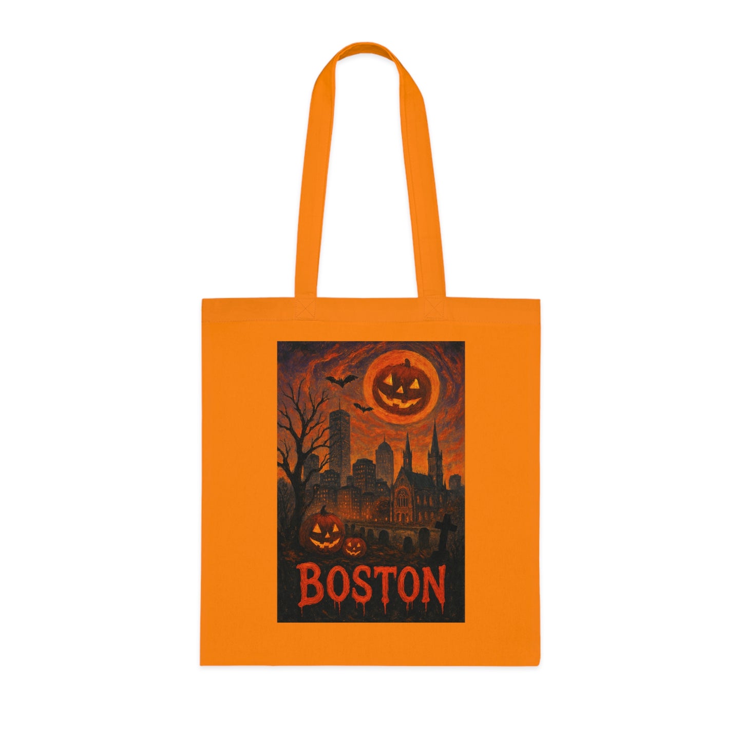 Surreal Halloween Boston Tote
