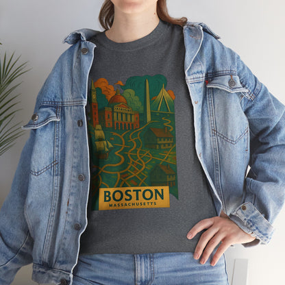 Adult Unisex Boston Surreal Tee (North America Customers)