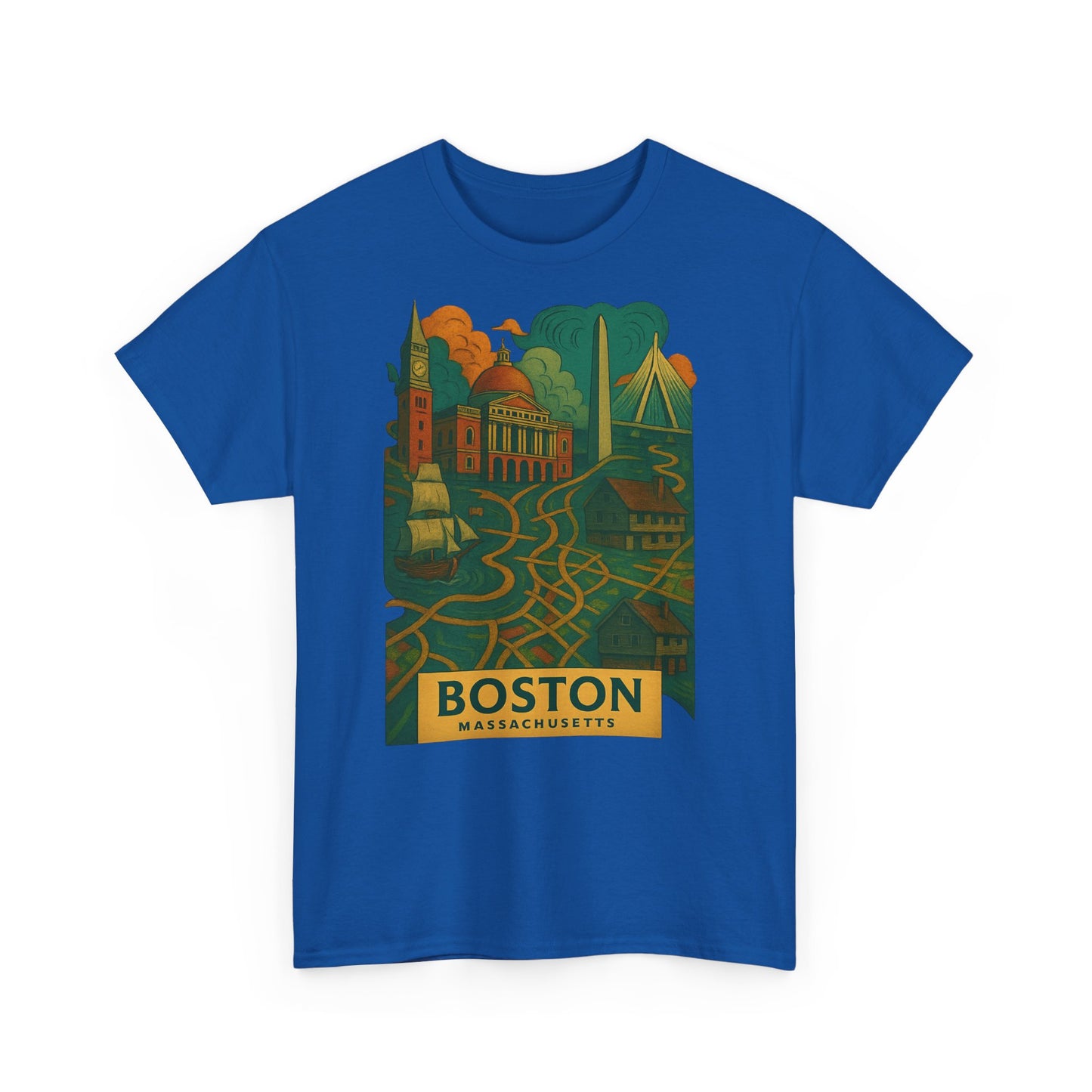 Adult Unisex Boston Surreal Tee