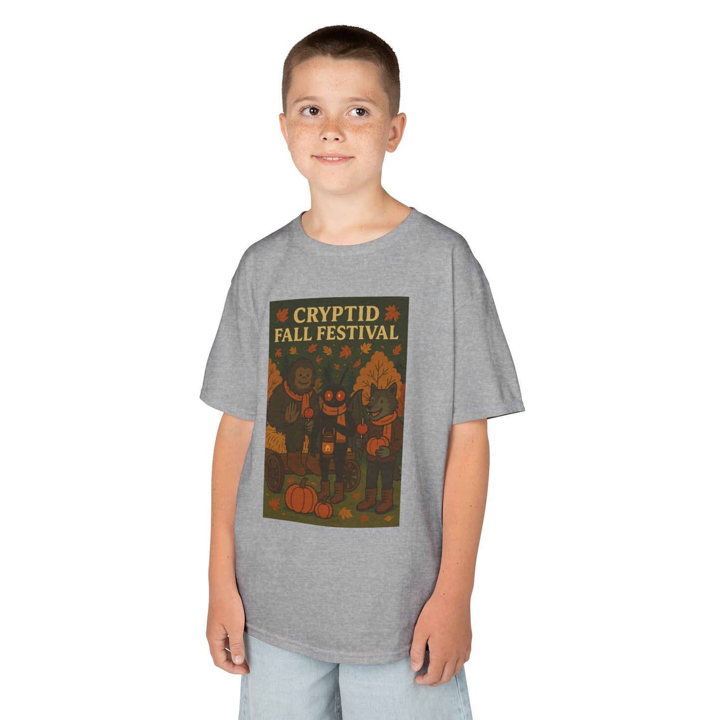 Kids Cryptid Autumn Festival Tee