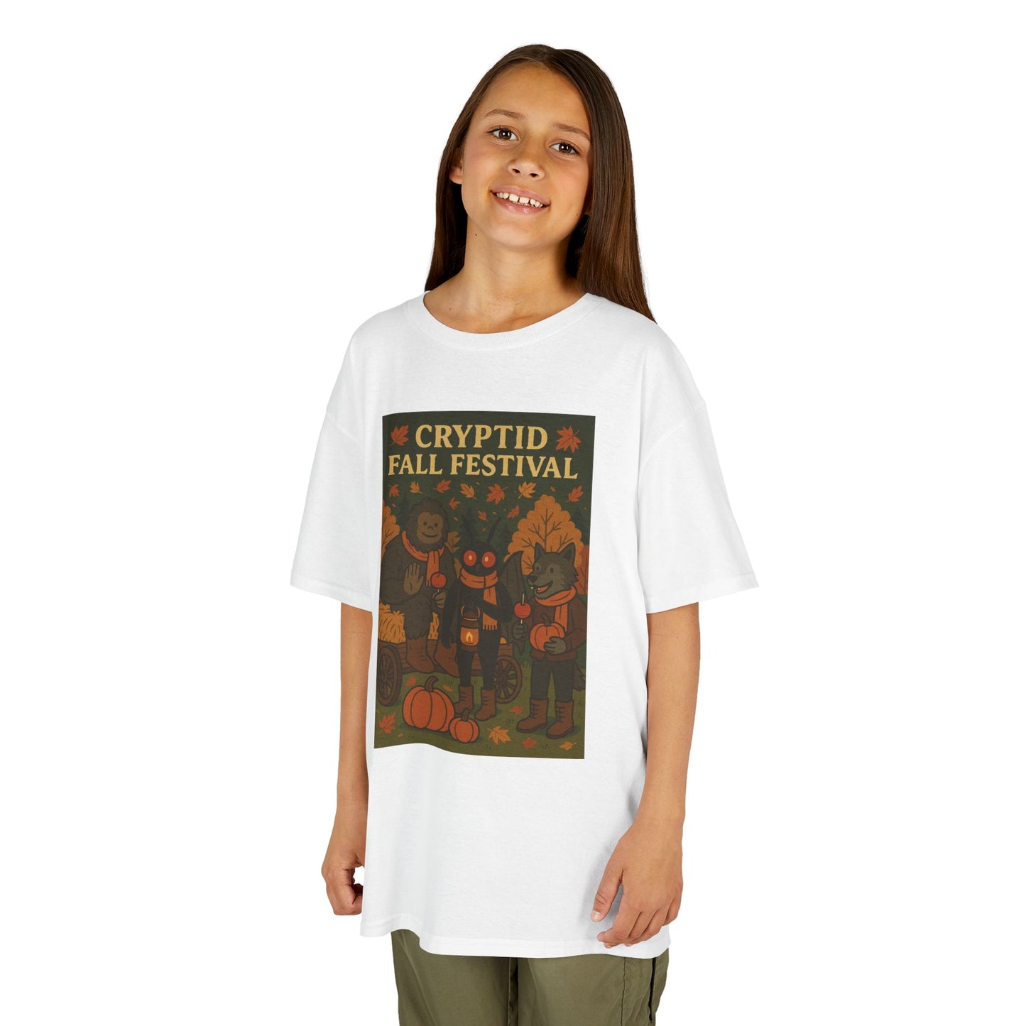 Kids Cryptid Autumn Festival Tee