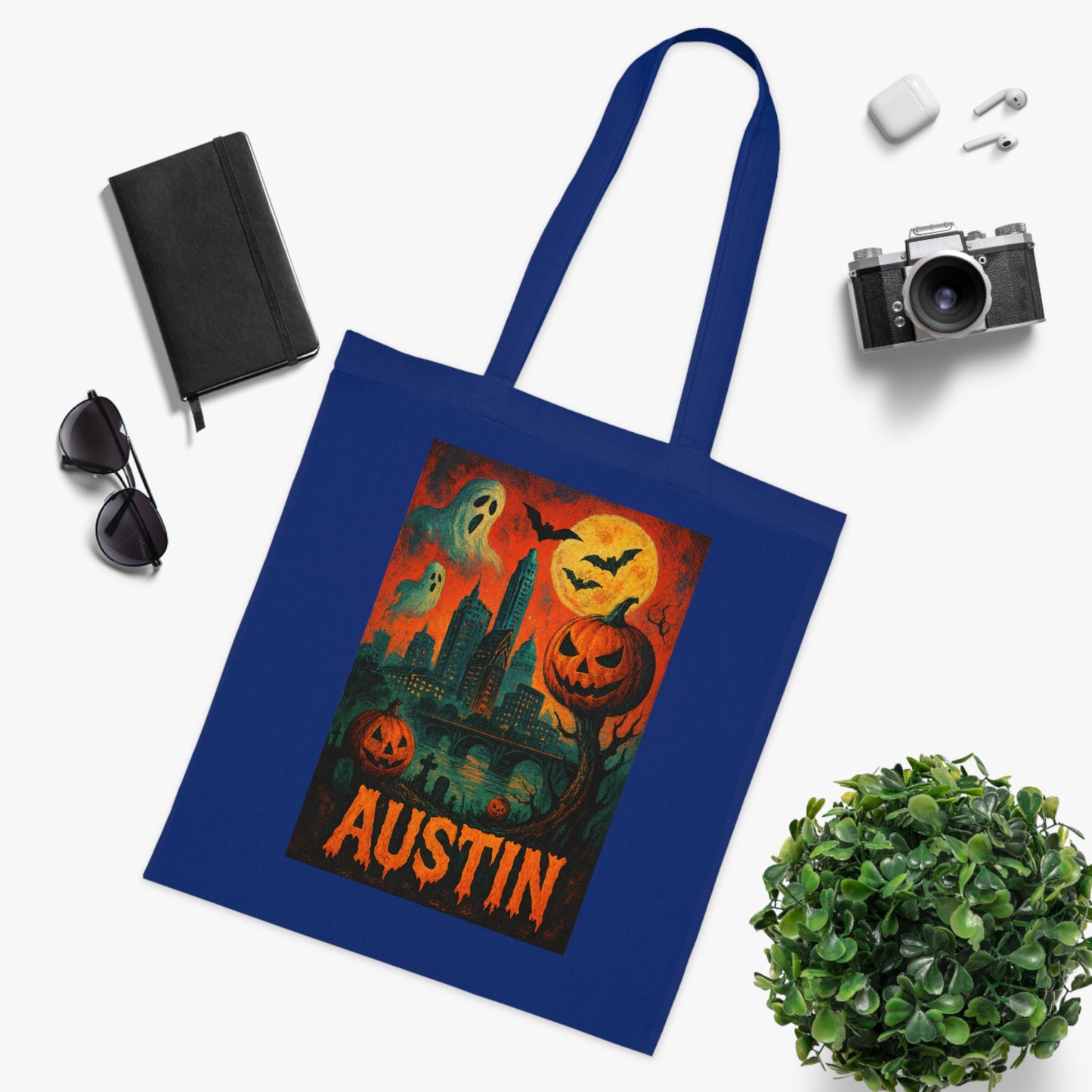 Surreal Halloween Austin Tote Bag
