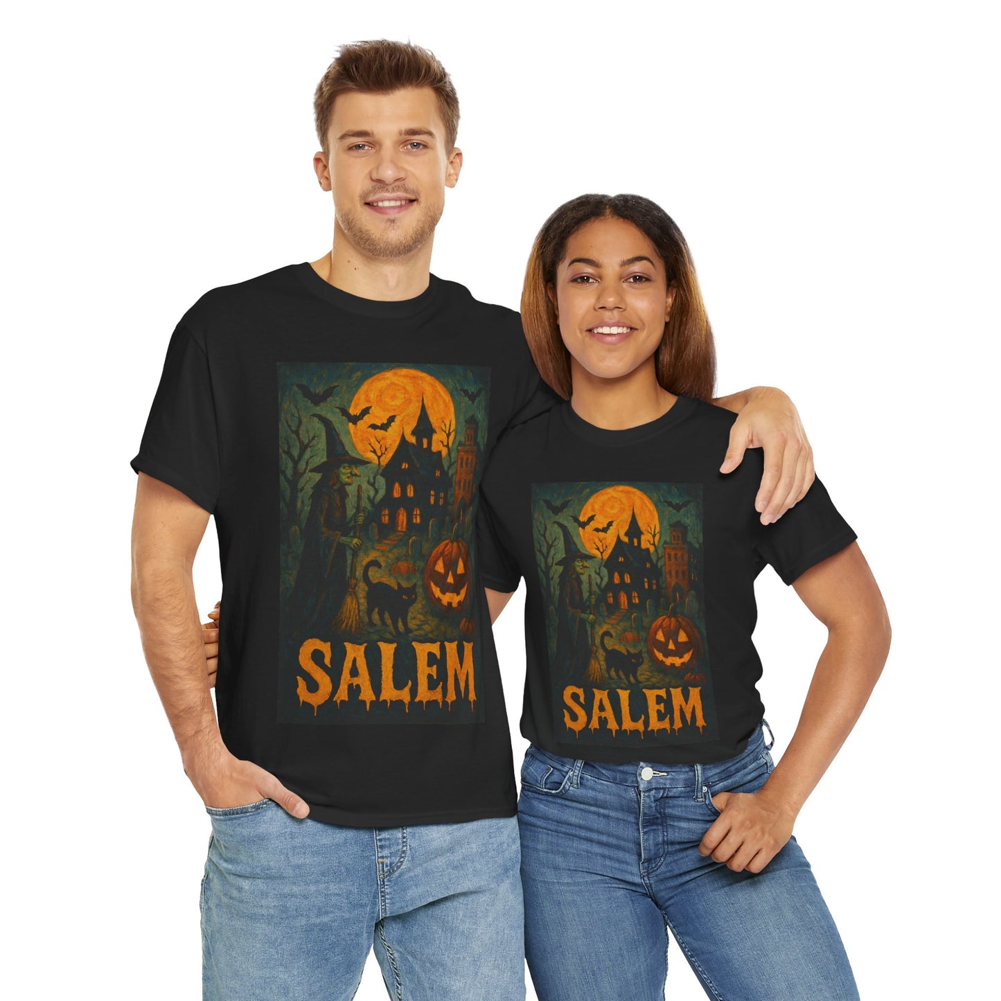 Adult Unisex Surreal Salem Halloween Tee