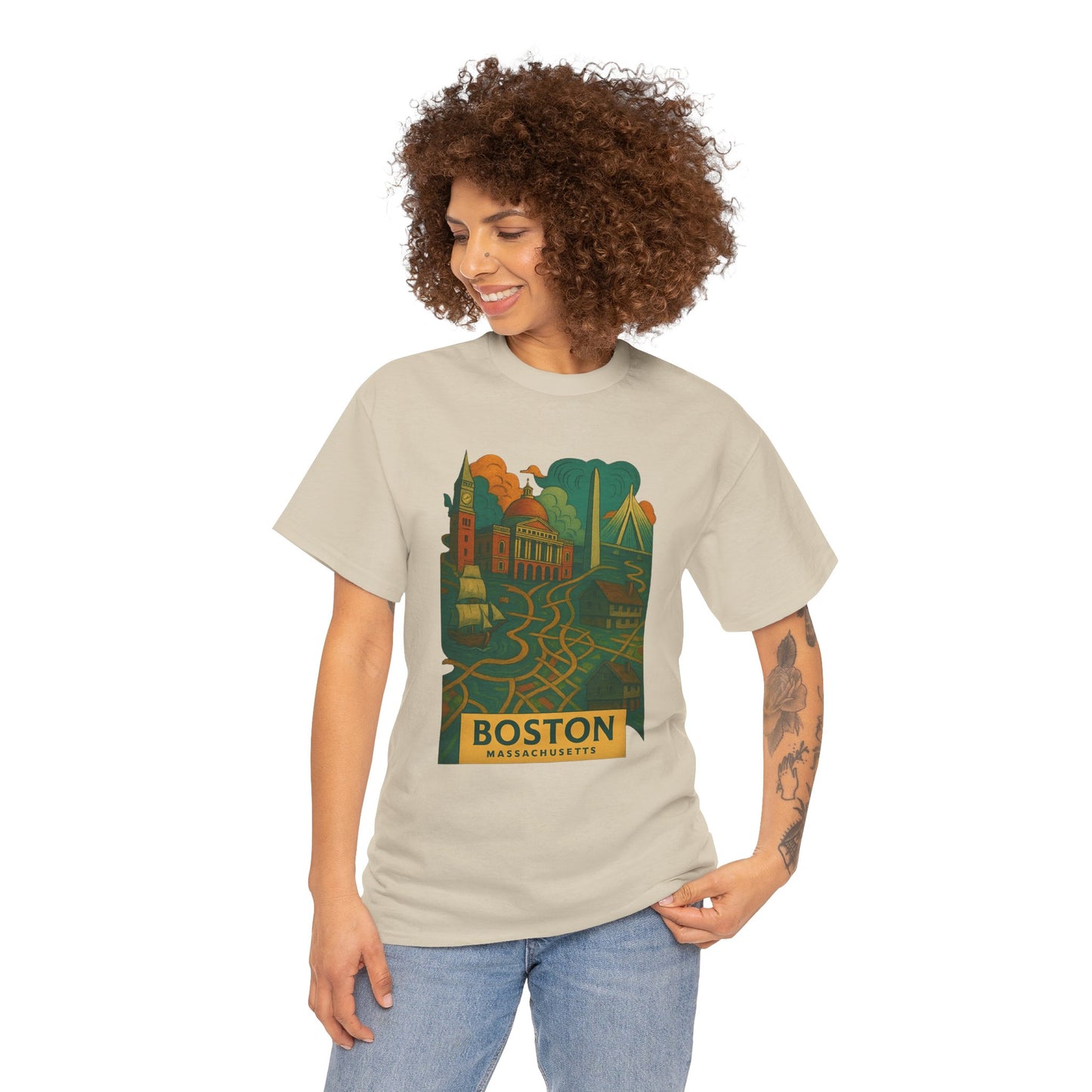 Adult Unisex Boston Surreal Tee (North America Customers)