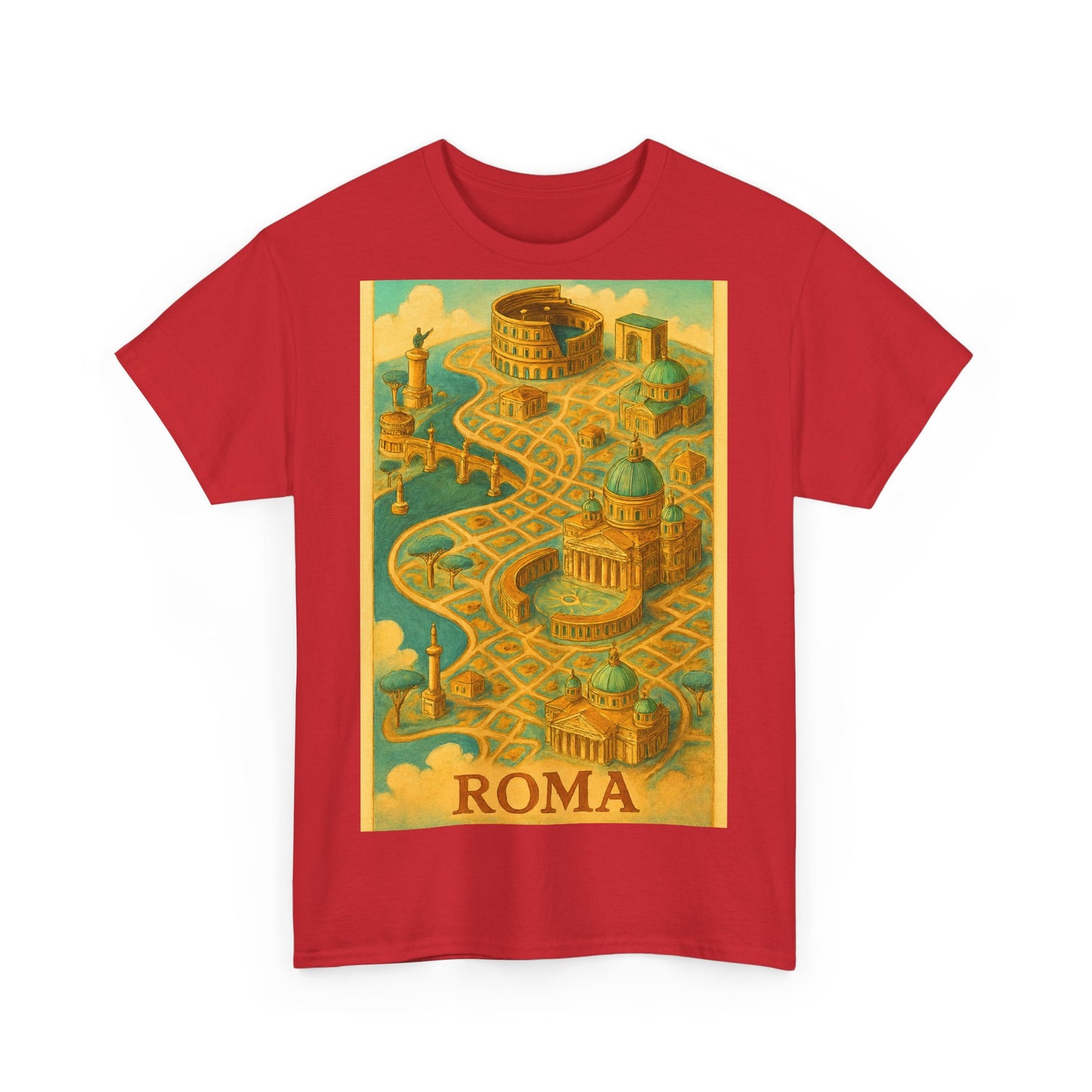 Adult Unisex Surreal Vintage Roma Map Tee