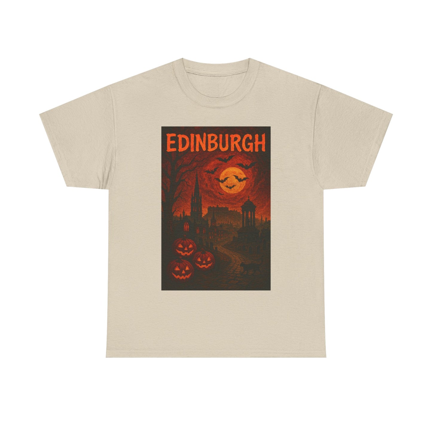 Adult Unisex Surreal Halloween Edinburgh Tee,
