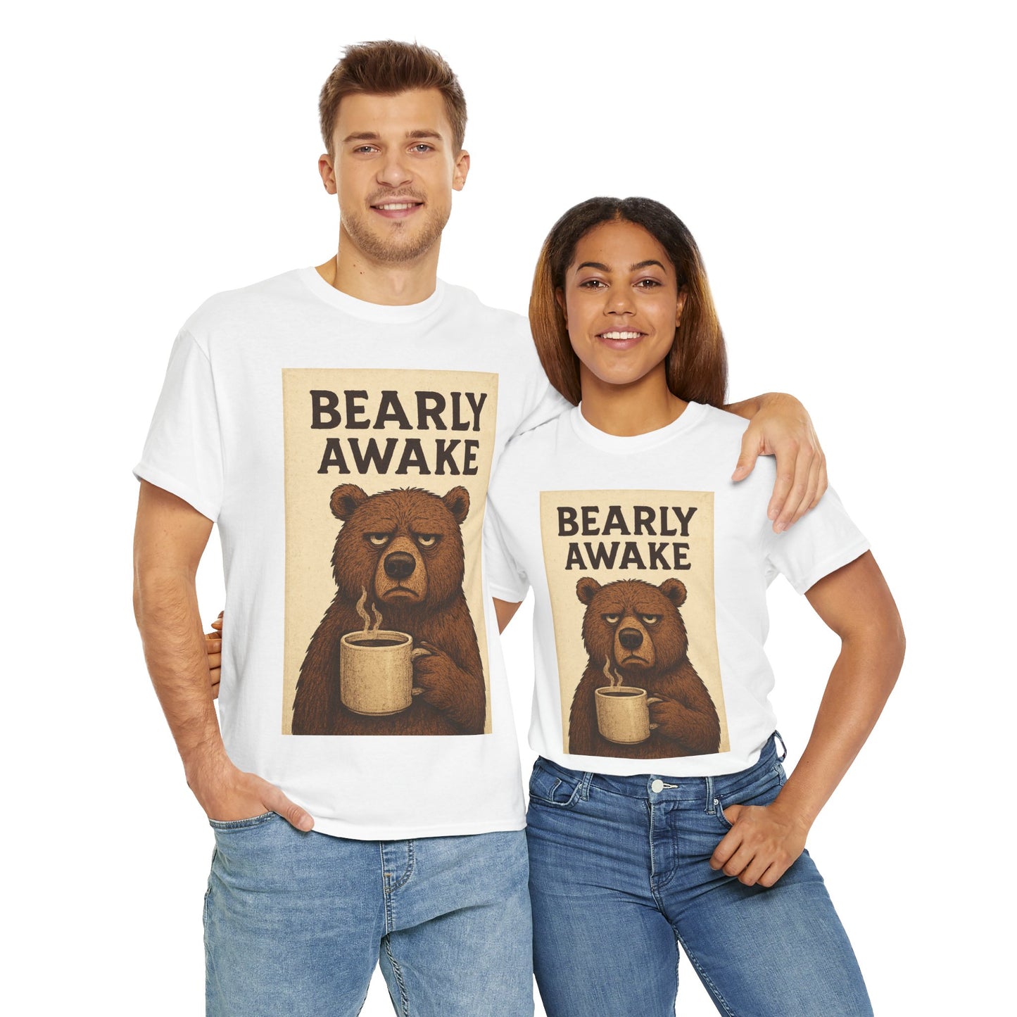 Adults Unisex Bearly Awake Tee