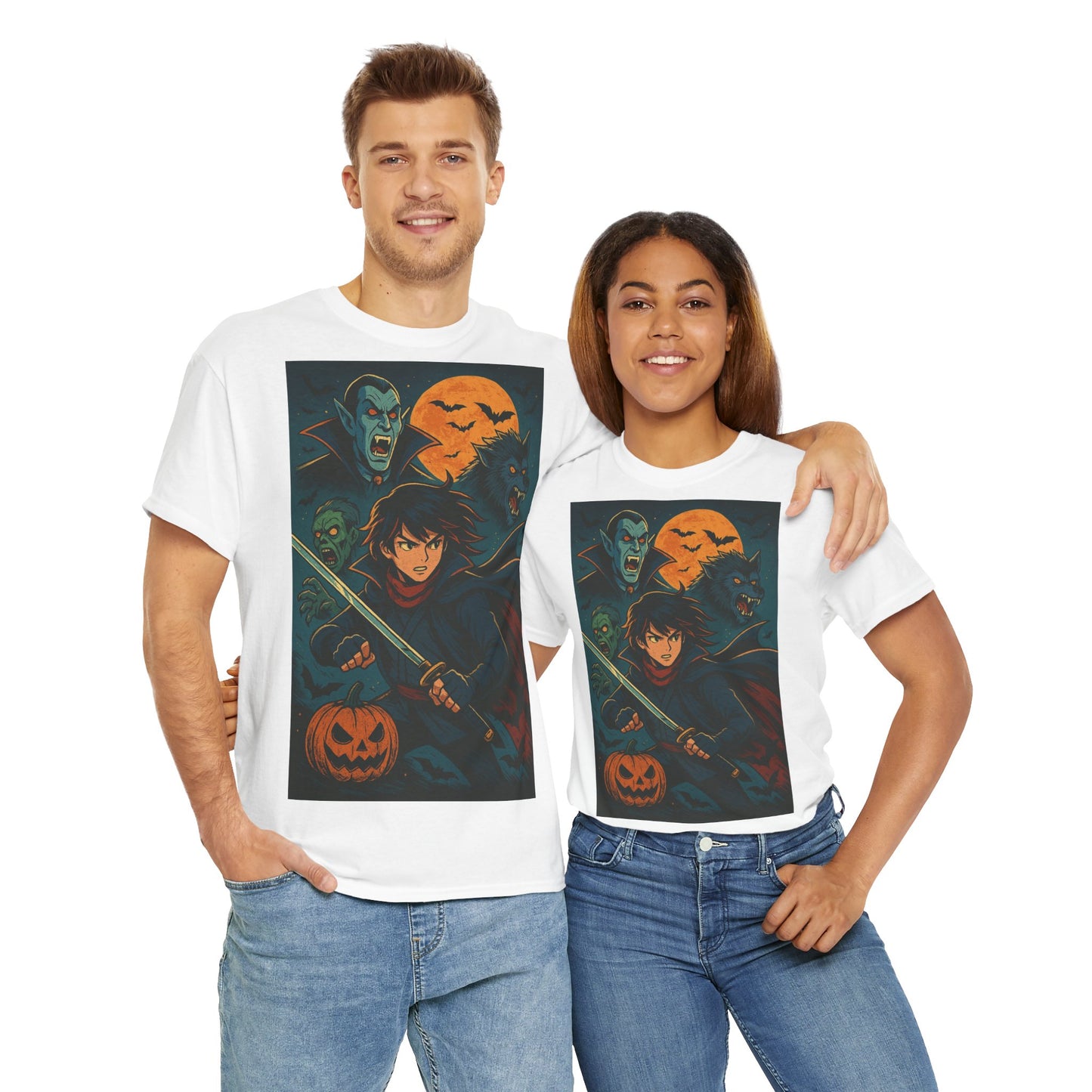 Adult's Anime Halloween Monster Hunter Unisex Tee