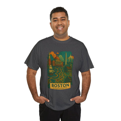 Adult Unisex Boston Surreal Tee (North America Customers)