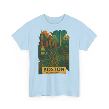 Adult Unisex Boston Surreal Tee