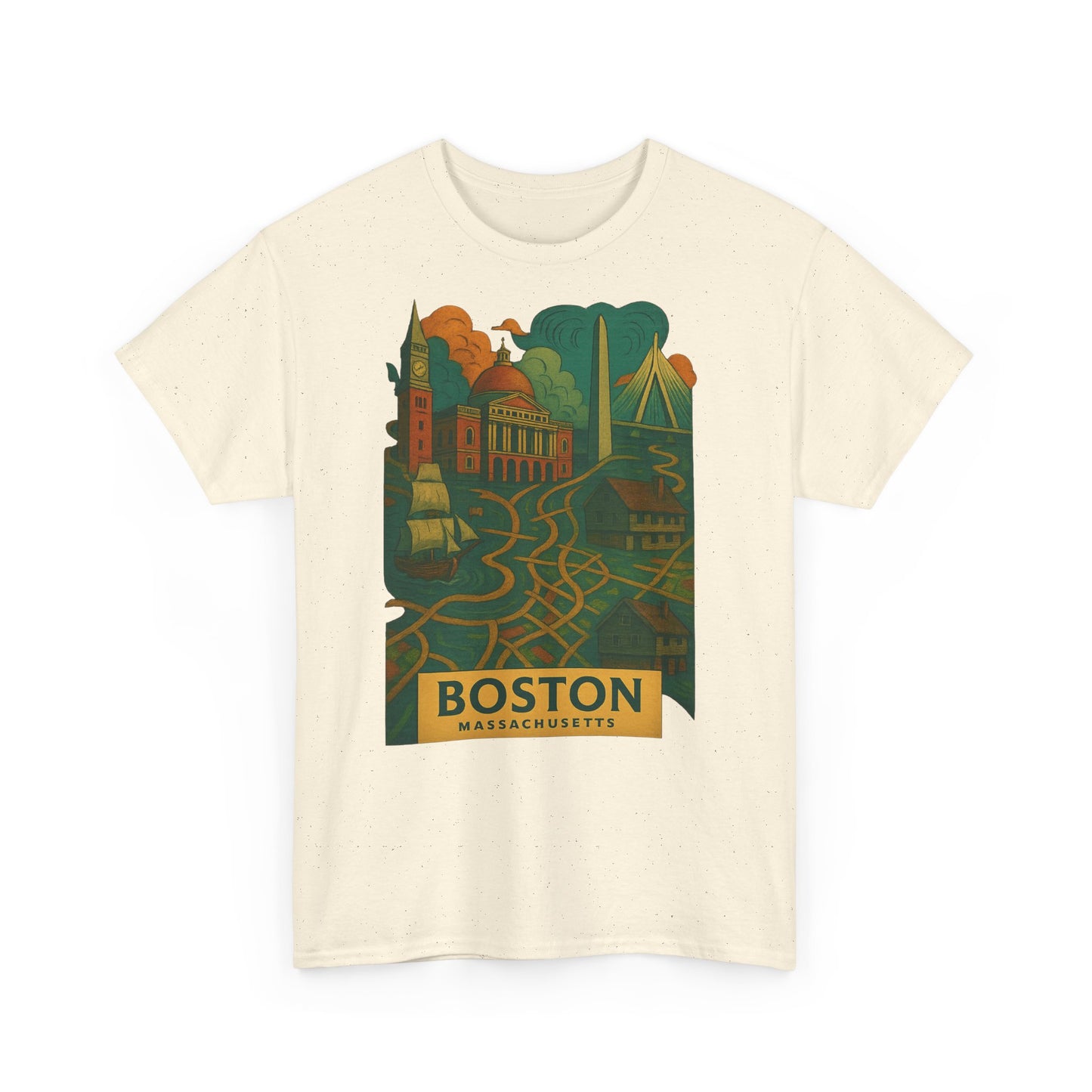 Adult Unisex Boston Surreal Tee