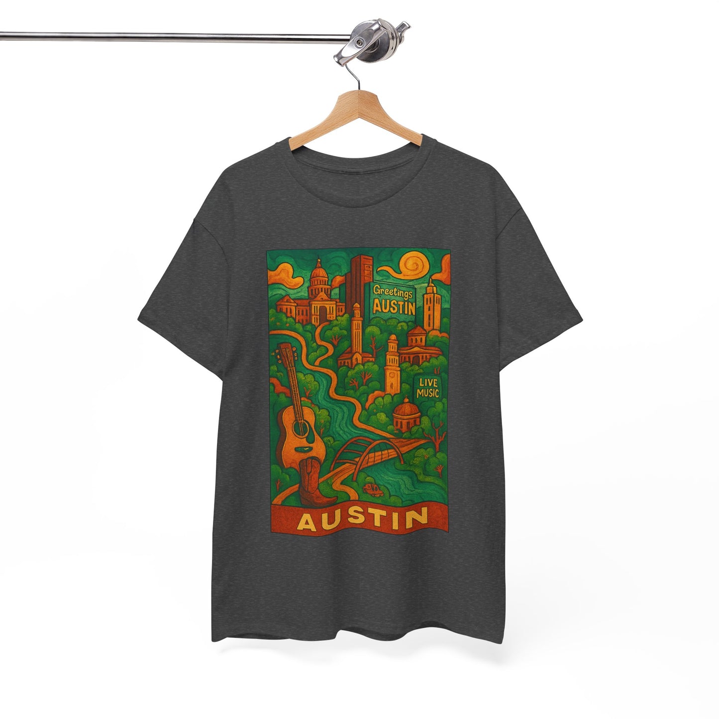 Adult Unisex Austin Surreal Graphic Tee (North America Customers)