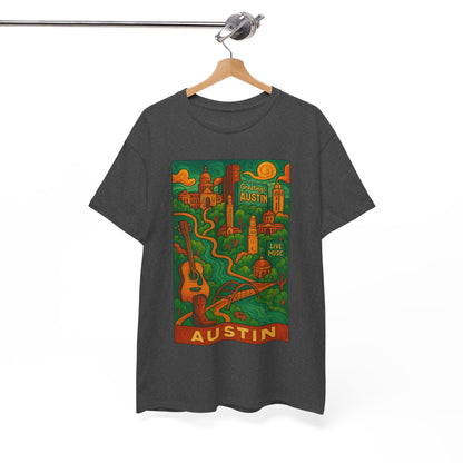 Adult Unisex Austin Surreal Graphic Tee (North America Customers)