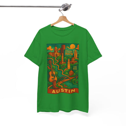 Adult Unisex Austin Surreal Graphic Tee (North America Customers)