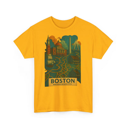 Adult Unisex Boston Surreal Tee