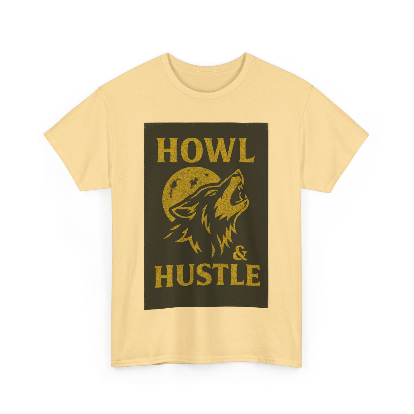 Adult Unisex 'Wolf Howl & Hustle' Tee