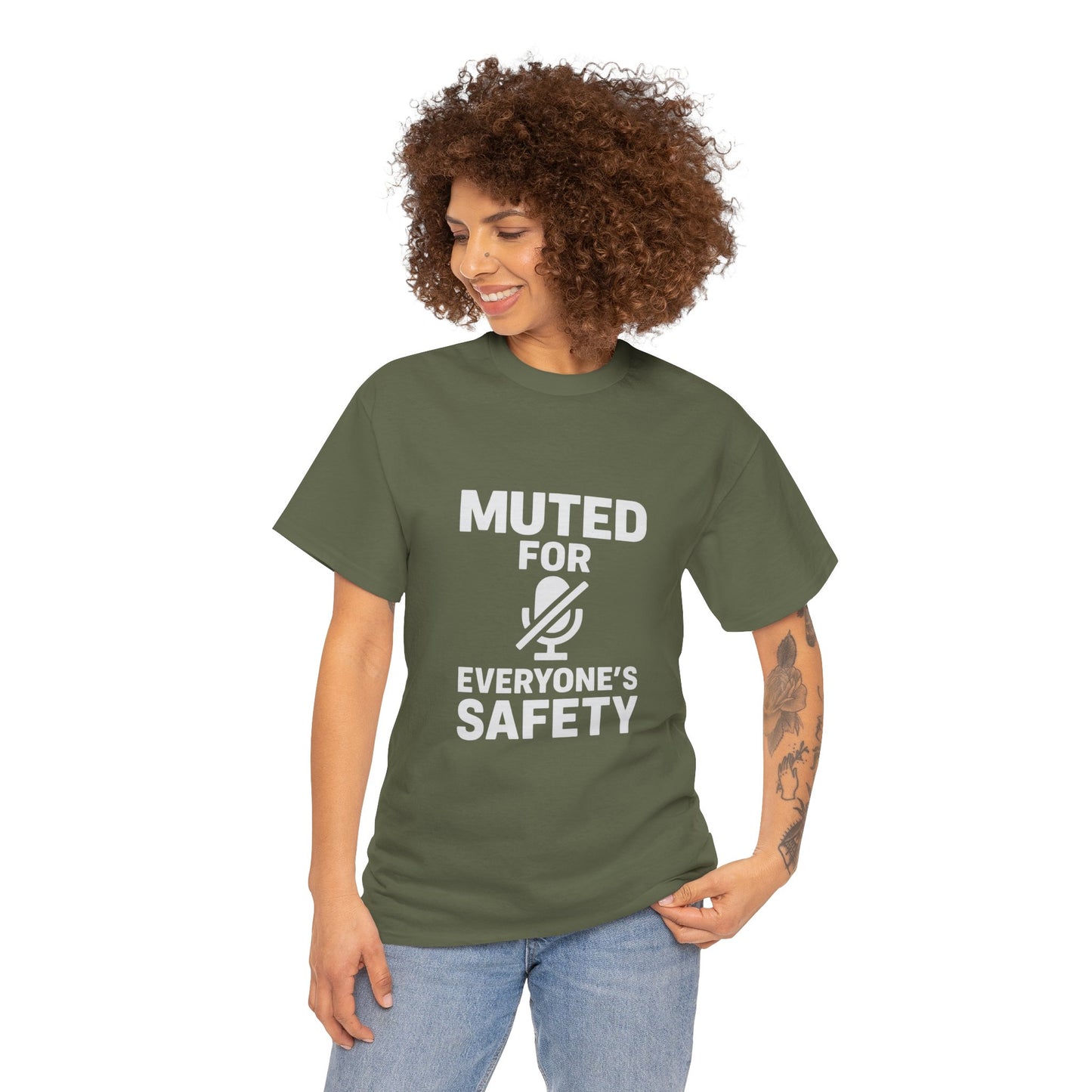 Muted For Everyone's Safety Graphic Tee
