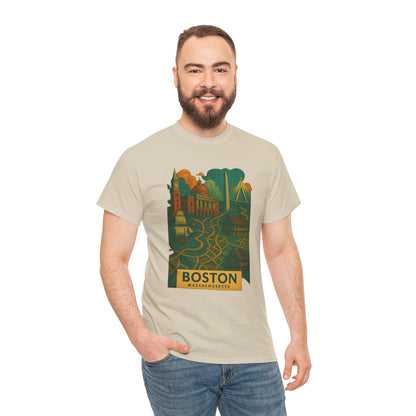 Adult Unisex Boston Surreal Tee (North America Customers)