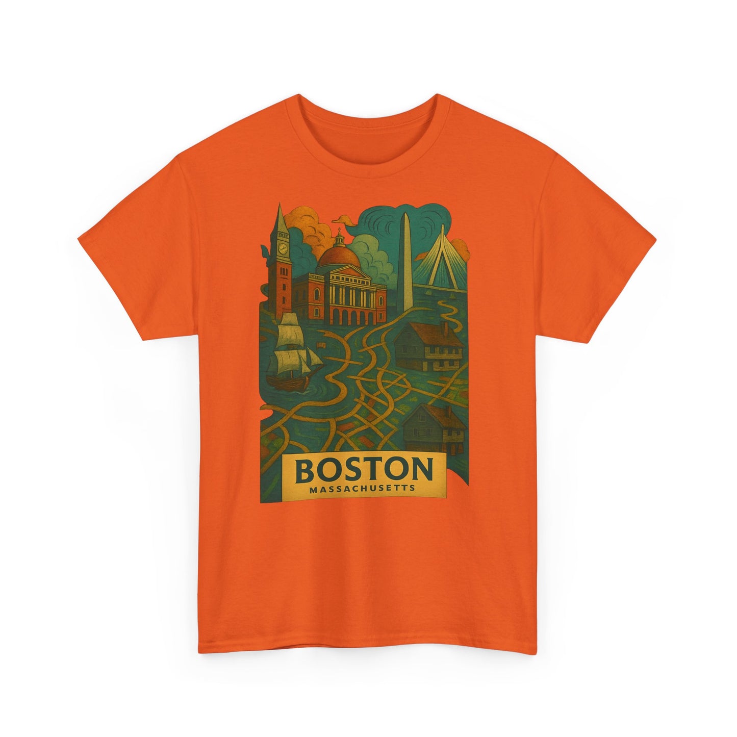 Adult Unisex Boston Surreal Tee