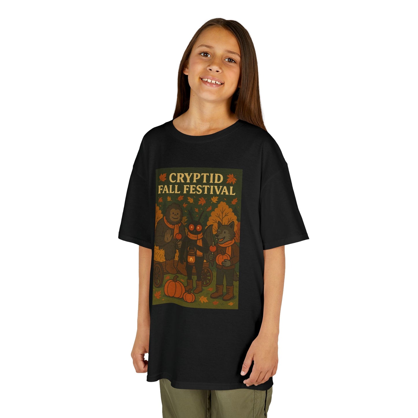 Kids Cryptid Autumn Festival Tee
