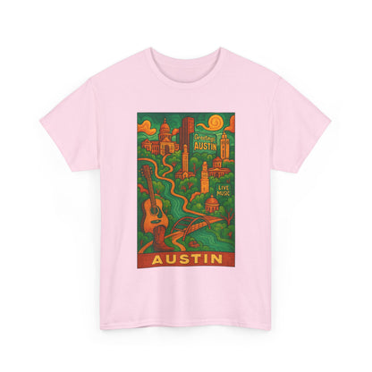 Adult Unisex Austin Surreal Graphic Tee (North America Customers)