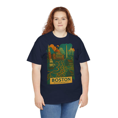 Adult Unisex Boston Surreal Tee