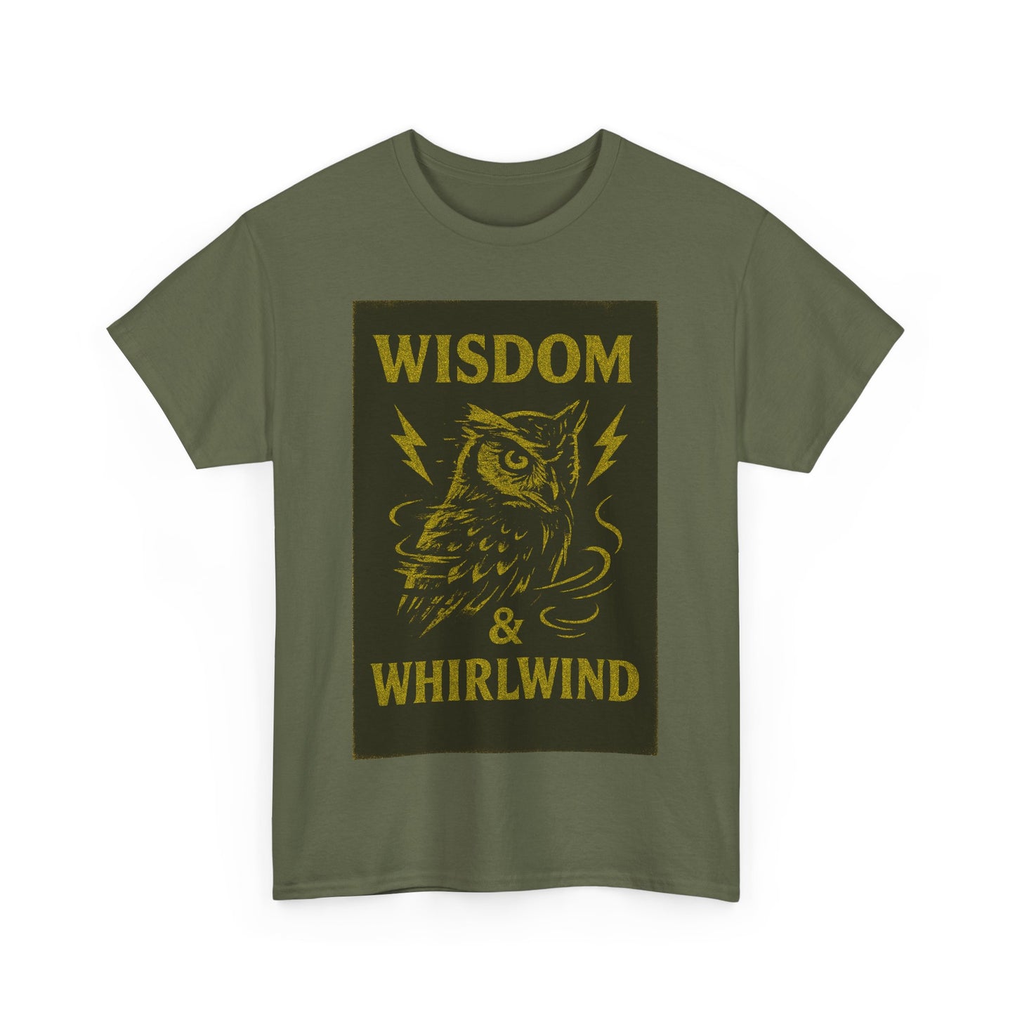 Adult Unisex 'Owl Wisdom & Whirlwind' Tee