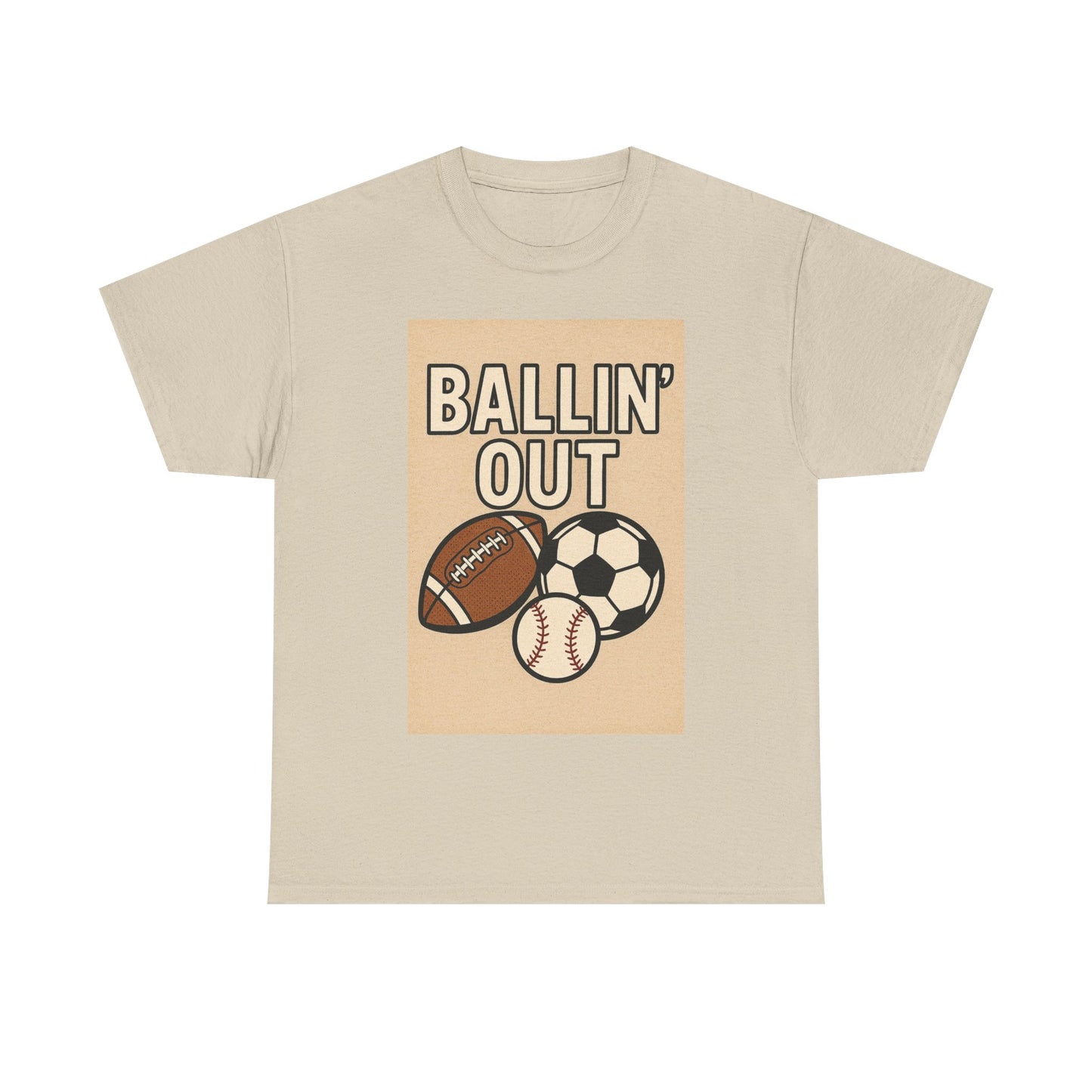 "Ballin' Out" Unisex Sporty Graphic Tee