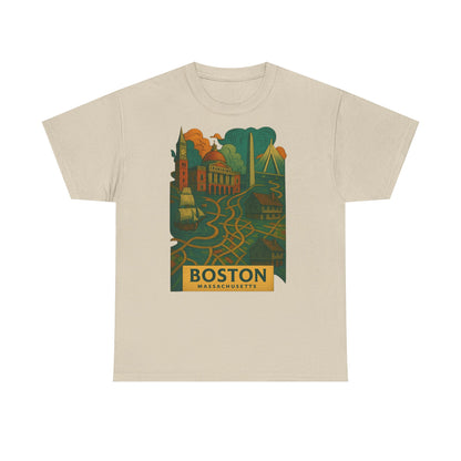 Adult Unisex Boston Surreal Tee
