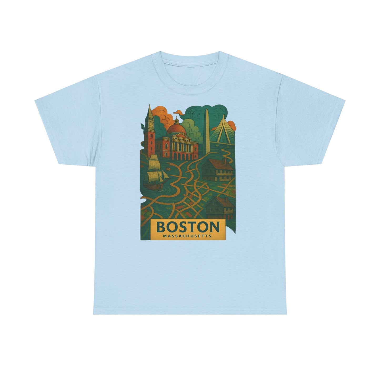 Adult Unisex Boston Surreal Tee