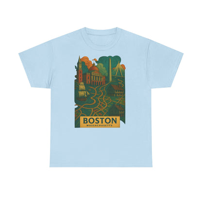 Adult Unisex Boston Surreal Tee