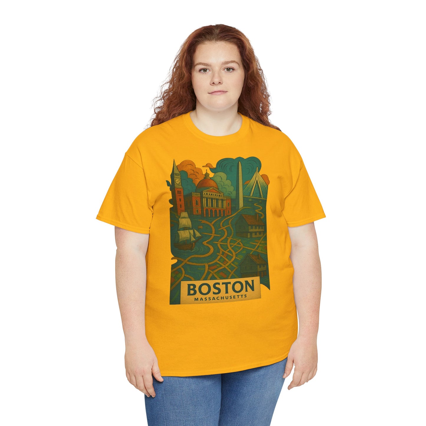 Adult Unisex Boston Surreal Tee