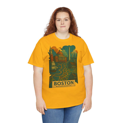 Adult Unisex Boston Surreal Tee