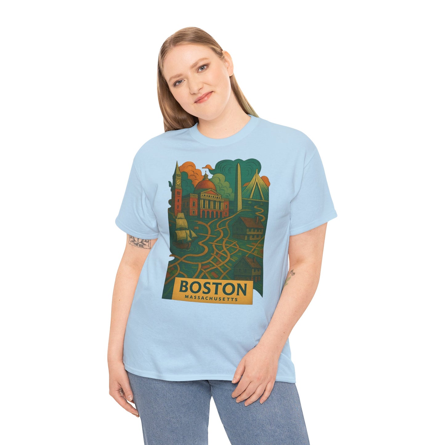 Adult Unisex Boston Surreal Tee