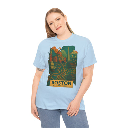 Adult Unisex Boston Surreal Tee