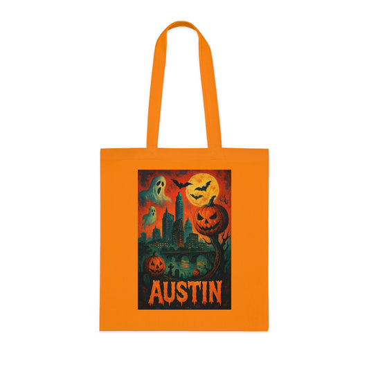 Surreal Halloween Austin Tote Bag