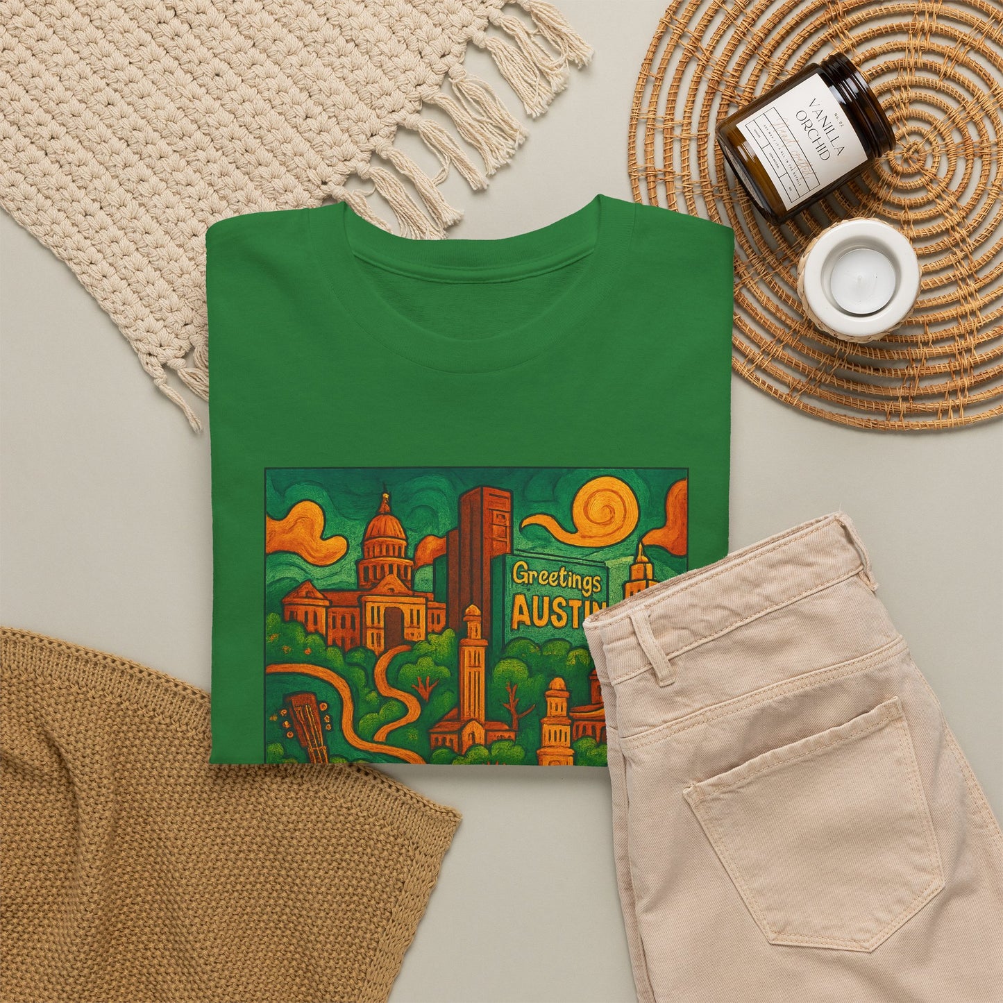 Adult Unisex Austin Surreal Graphic Tee (North America Customers)