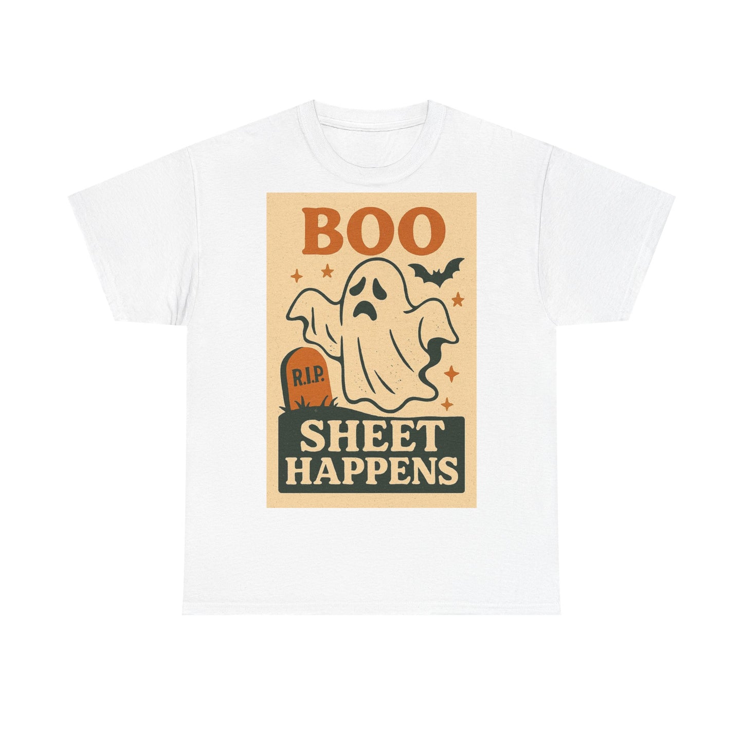 Boo Sheet Happens Adult Unisex Tee