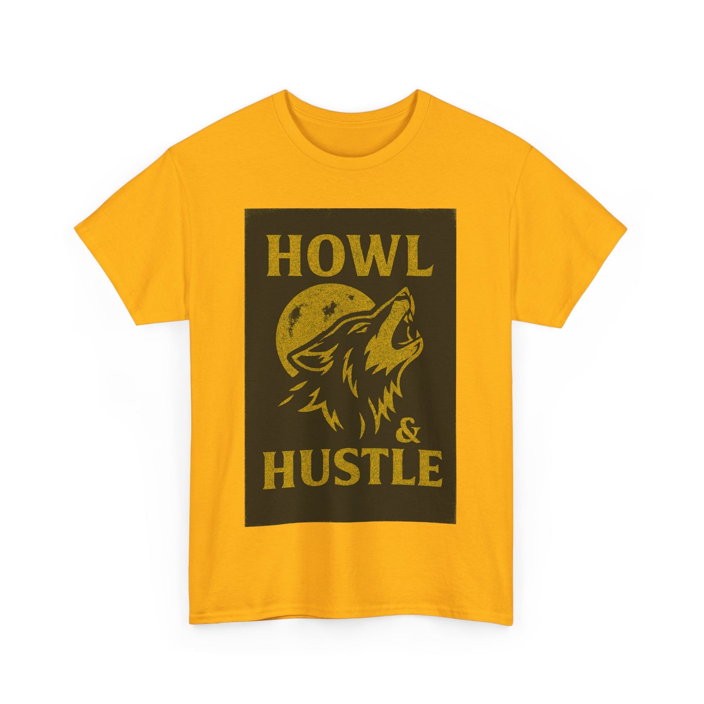 Adult Unisex 'Wolf Howl & Hustle' Tee