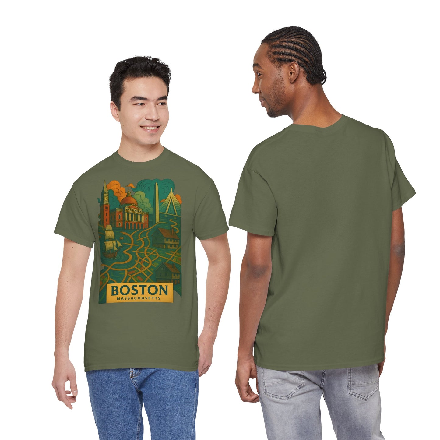 Adult Unisex Boston Surreal Tee