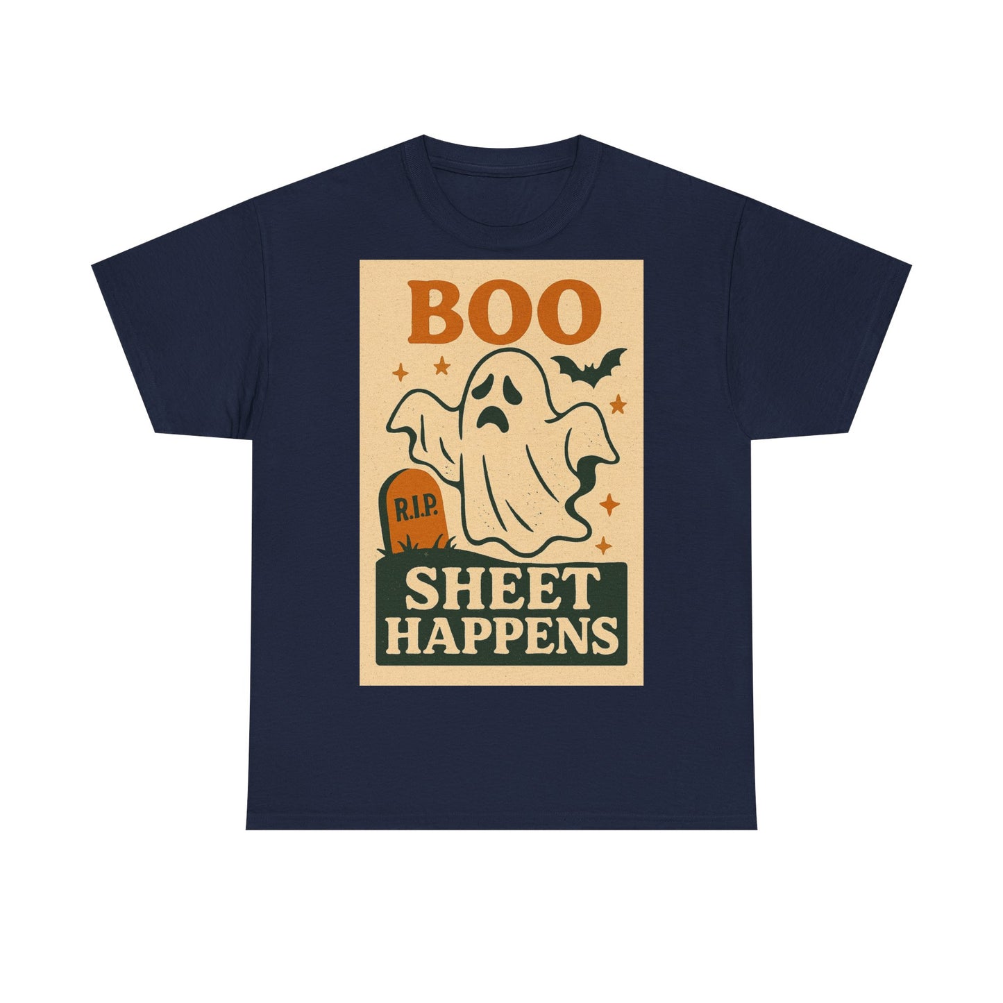 Boo Sheet Happens Adult Unisex Tee