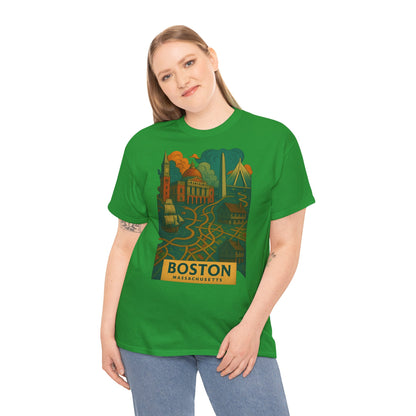 Adult Unisex Boston Surreal Tee