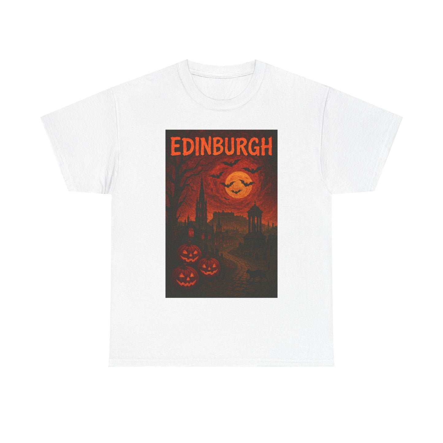 Adult Unisex Surreal Halloween Edinburgh Tee,