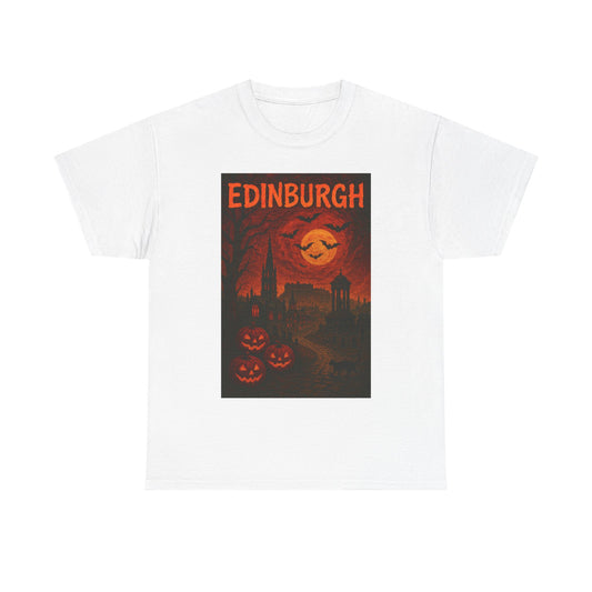 Adult Unisex Surreal Halloween Edinburgh Tee,