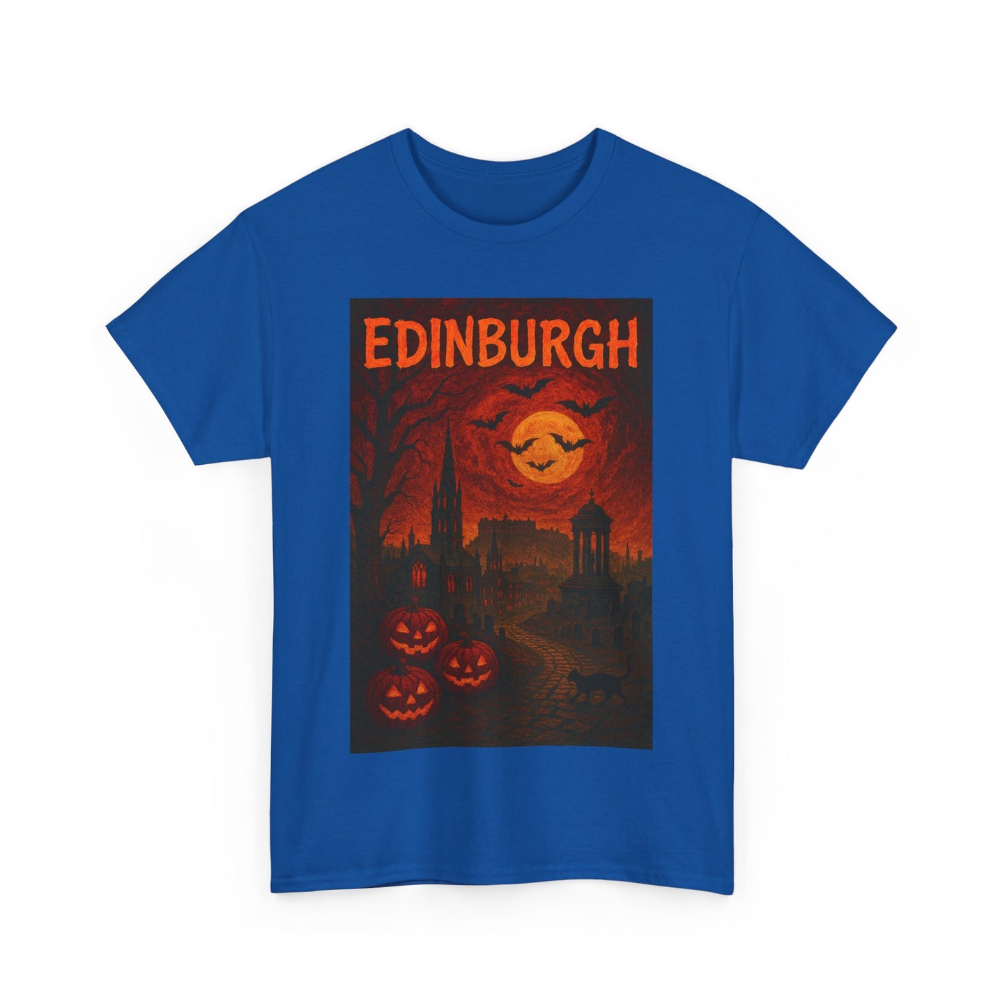 Adult Unisex Surreal Halloween Edinburgh Tee,