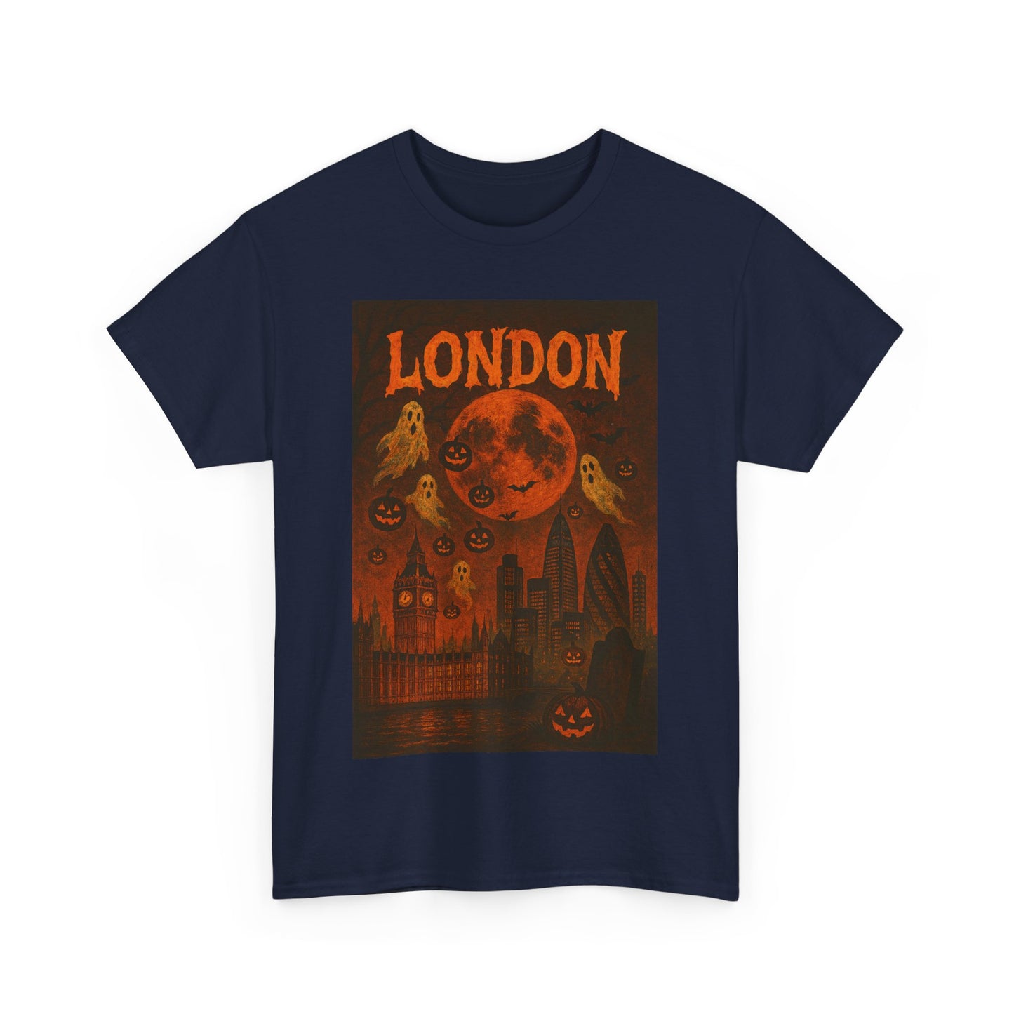 Adult Unisex Vintage Surreal Halloween London Tee