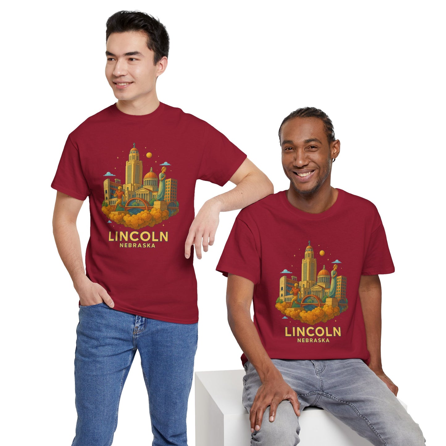 Adult Unisex Lincoln, NE Graphic Tee (North America Customers)